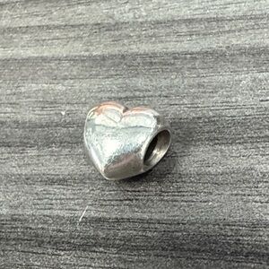 Pandora Sterling Heart Charm Retired